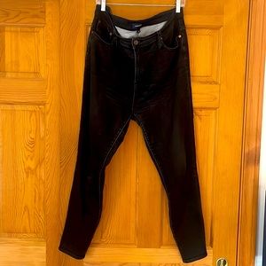 J.Crew 9” Highrise Toothpick Black Jeans | Size 34